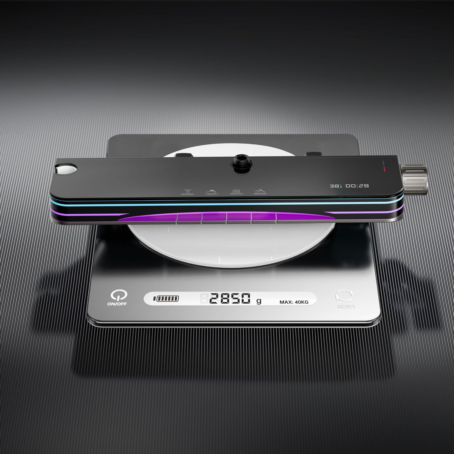 🚿 Ultra-Modern Chrome Thermostatic Shower System with Multi LED Glass Panel