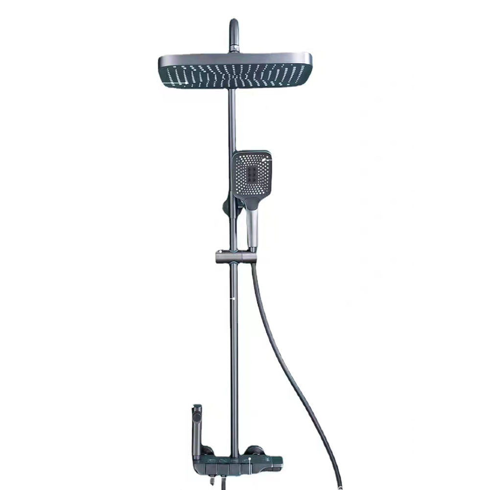 Piano Luxe Complete Bath Set – Gun Grey & Black
