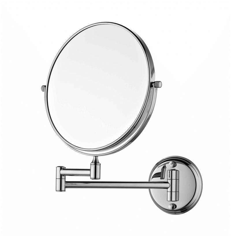 Round Folding Wall-Mounted Magnifying Mirror