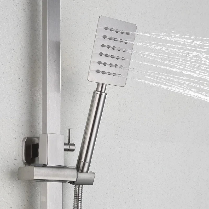 304 Stainless Steel Rainfall Shower Set