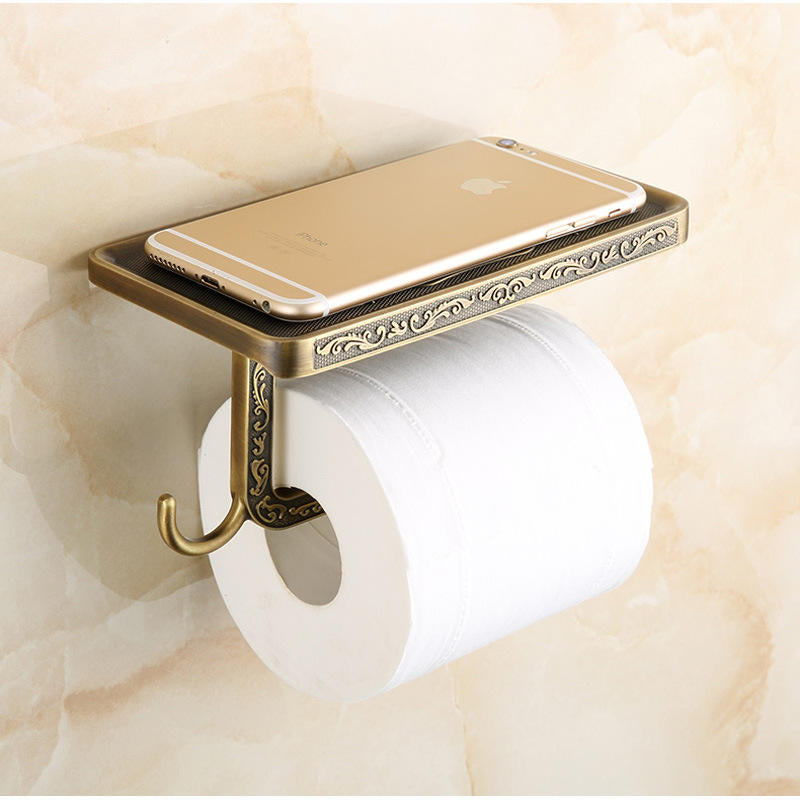 Antique Tissue & Phone Holder