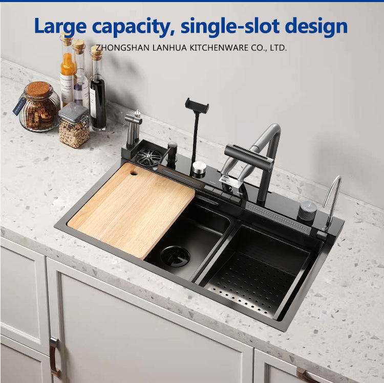 Piano Sink With Mobile and Knife Holder