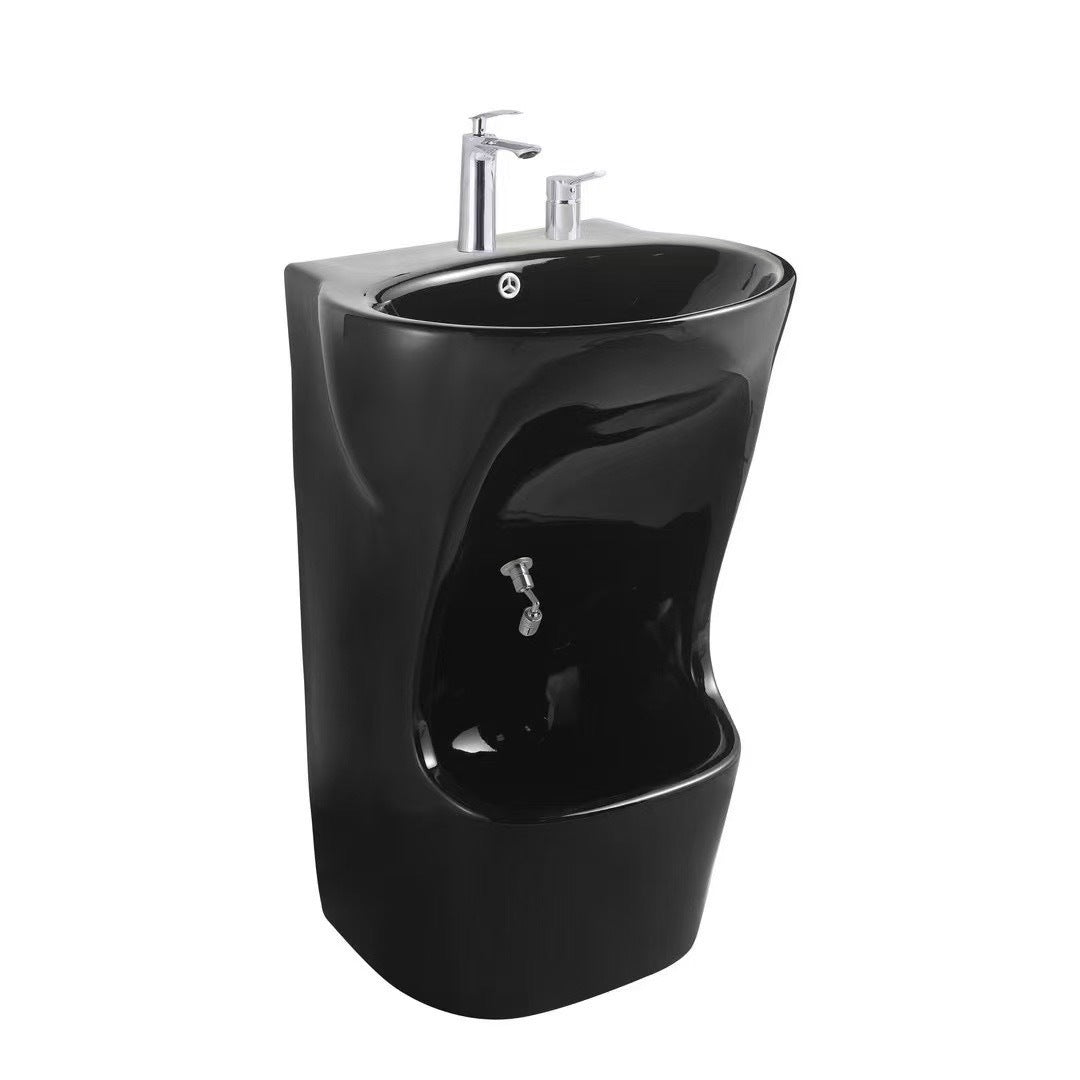 Premium Imported Wazu Basin with Mixer Lever & Complete Fittings
