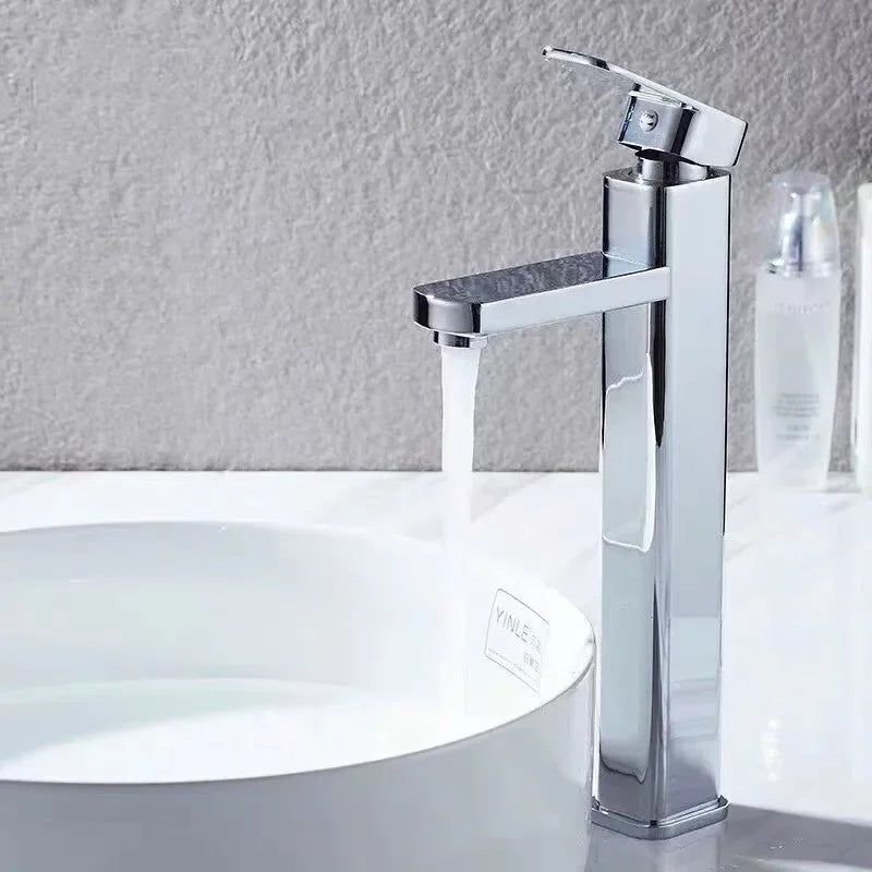 Basin Lever Faucet Chrome