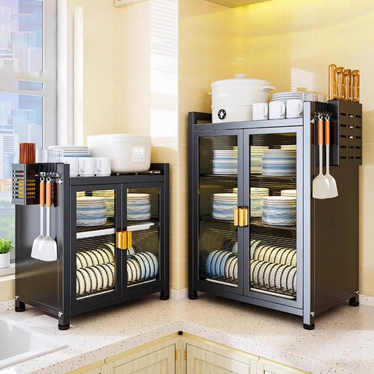 Covered Kitchen Countertop Dish Storage Rack with Drawer – Victory Tiles