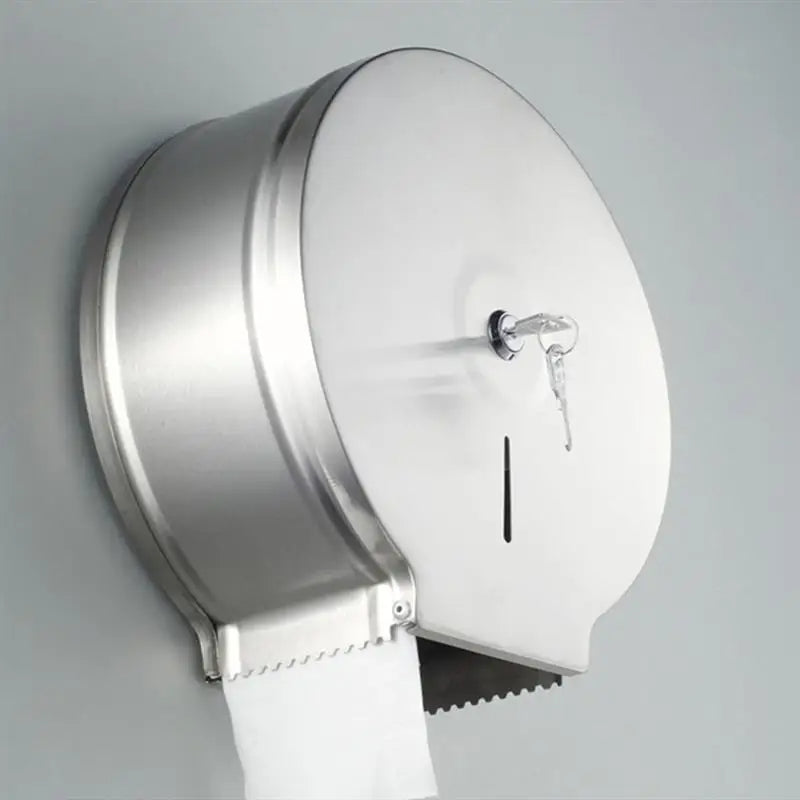 Stainless Steel Round Tissue Dispenser