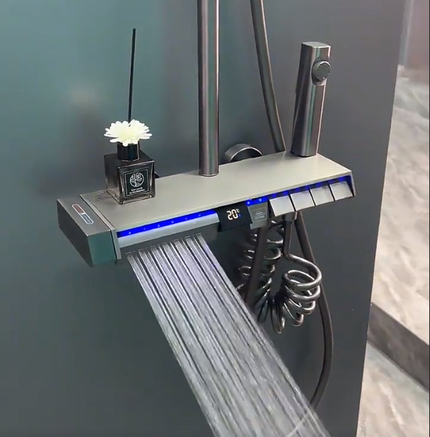 🚿 Titanium Flow – Gun Grey Edition