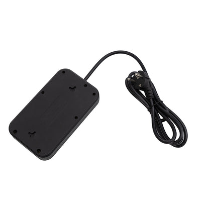 4-Way Universal Extension Board with 2 USB + USB-C | Dual Side Power Switches | EU Plug