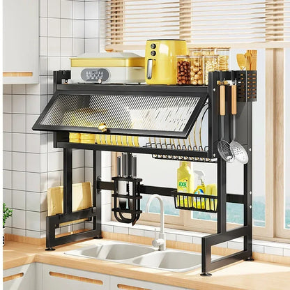 Kitchen Sink Storage With Dustproof Cabinet