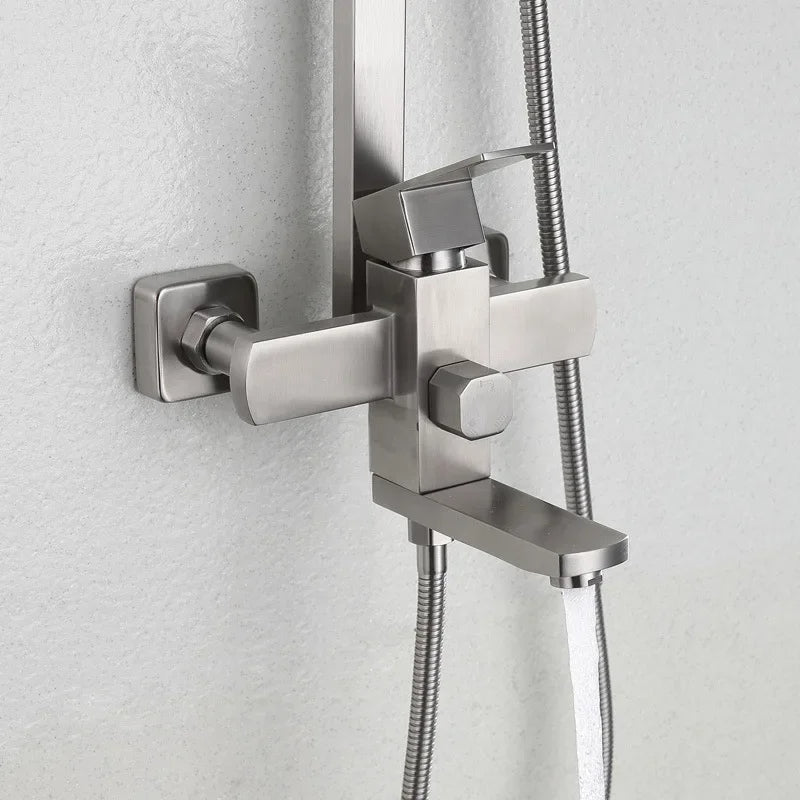 304 Stainless Steel Rainfall Shower Set