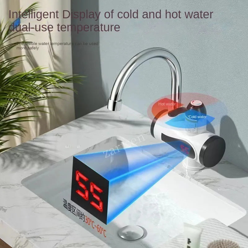 Instant Electric Water Heating Faucet With LED