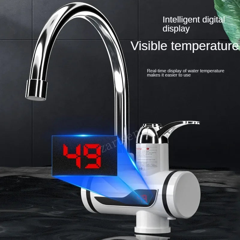 Instant Electric Water Heating Faucet With LED