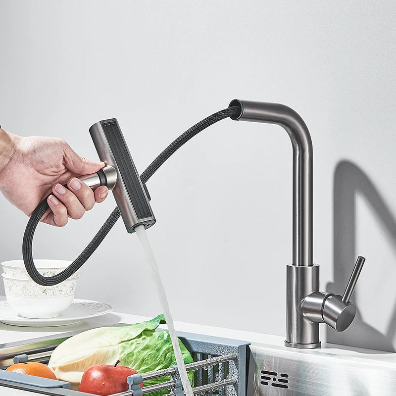 Pull Out Multifunctional Rainfall faucet