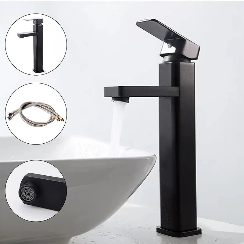 Matt Black Lever Faucet