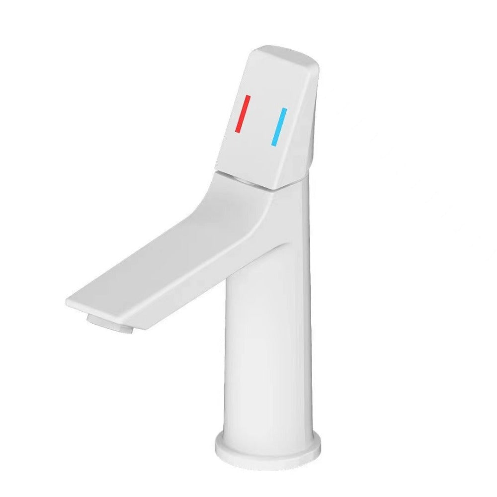 Matte White Basin Faucet