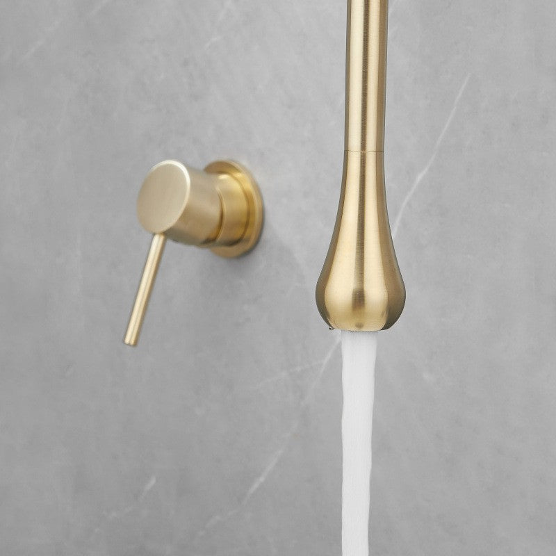 Luxury Ceiling Drop Brass Basin Faucet