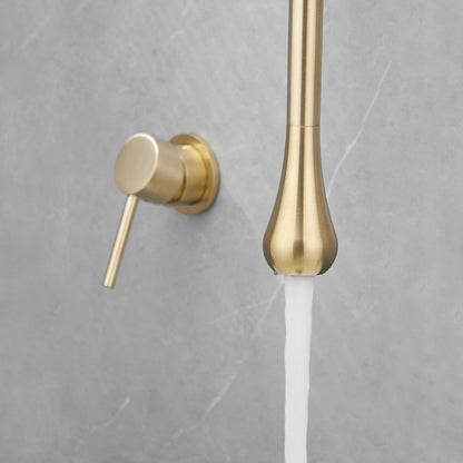 Luxury Ceiling Drop Brass Basin Faucet