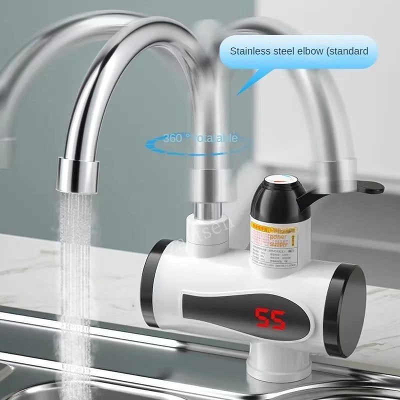 Instant Electric Water Heating Faucet With LED