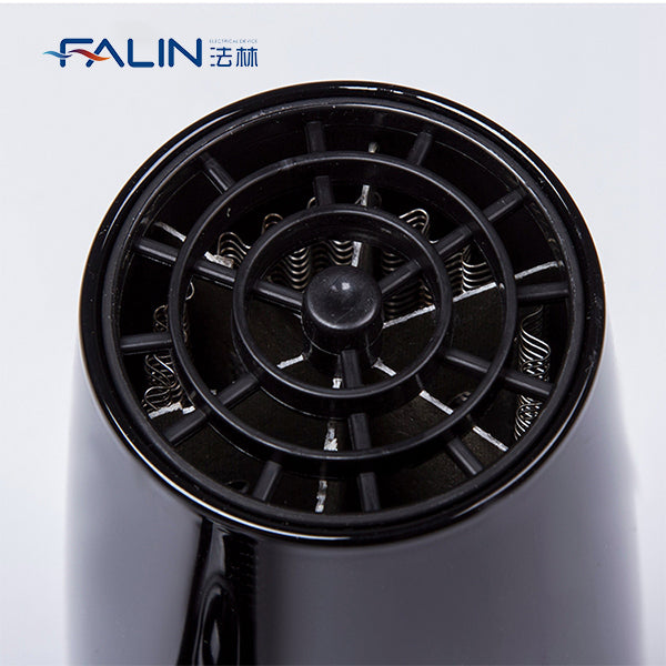 Wall-Mounted Hotel Hair Dryer with Power Outlet | Compact &amp; Dual Function