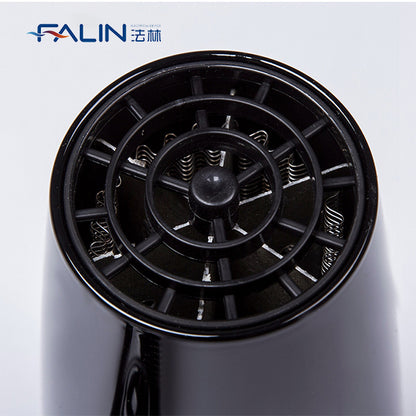 Wall-Mounted Hotel Hair Dryer with Power Outlet | Compact &amp; Dual Function