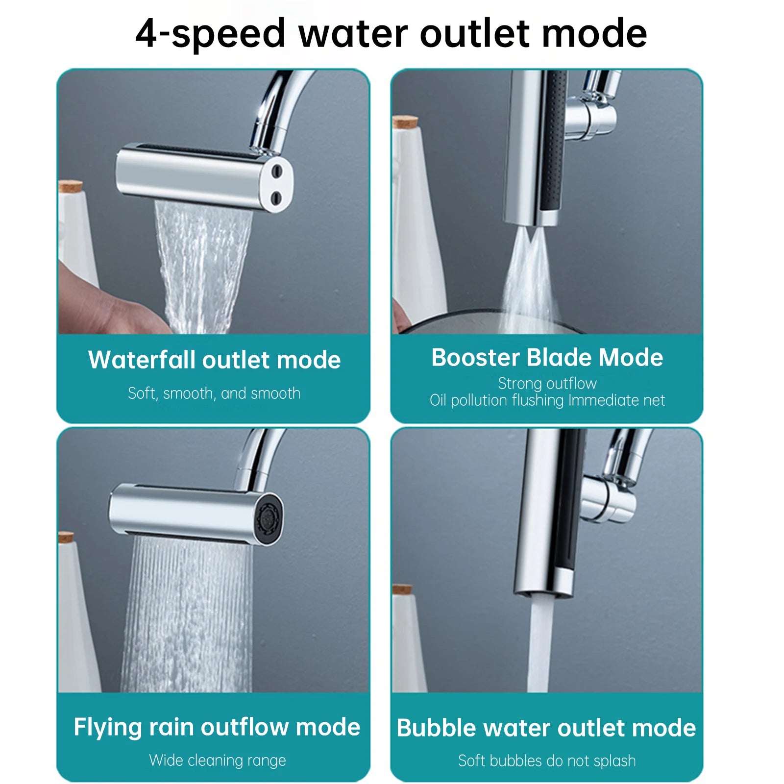 Multi Functional 4 Way Fly Rain Spout