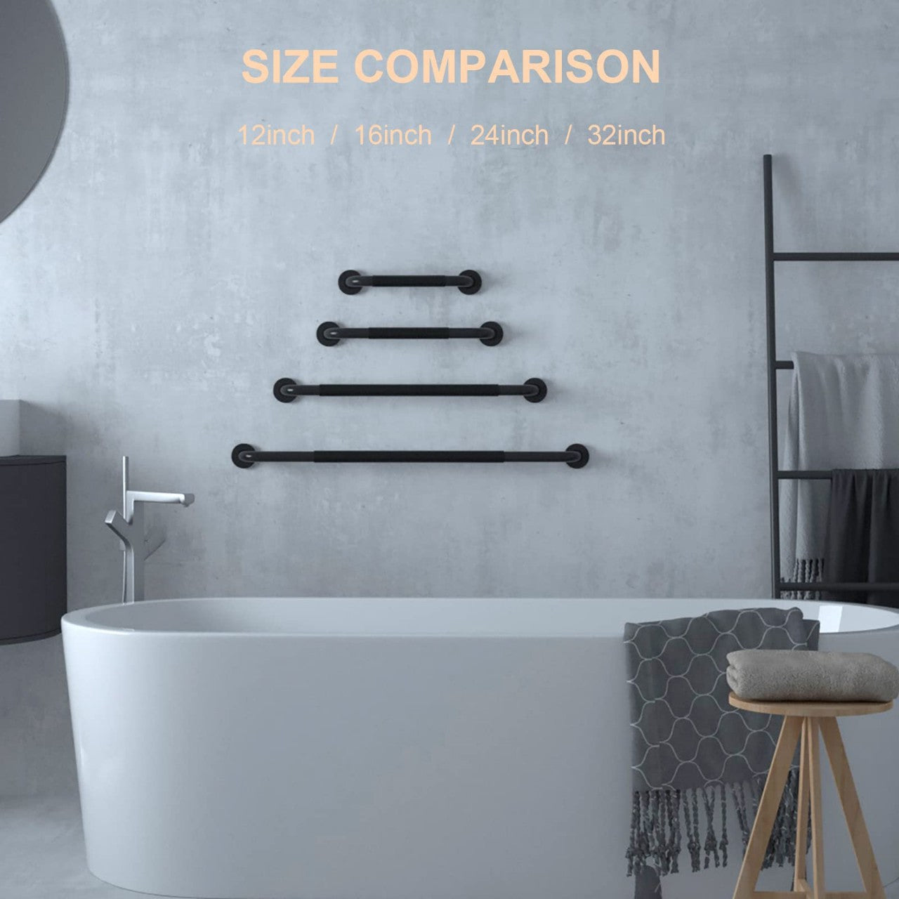 Support Grab Handle with Anti-Slip Grip