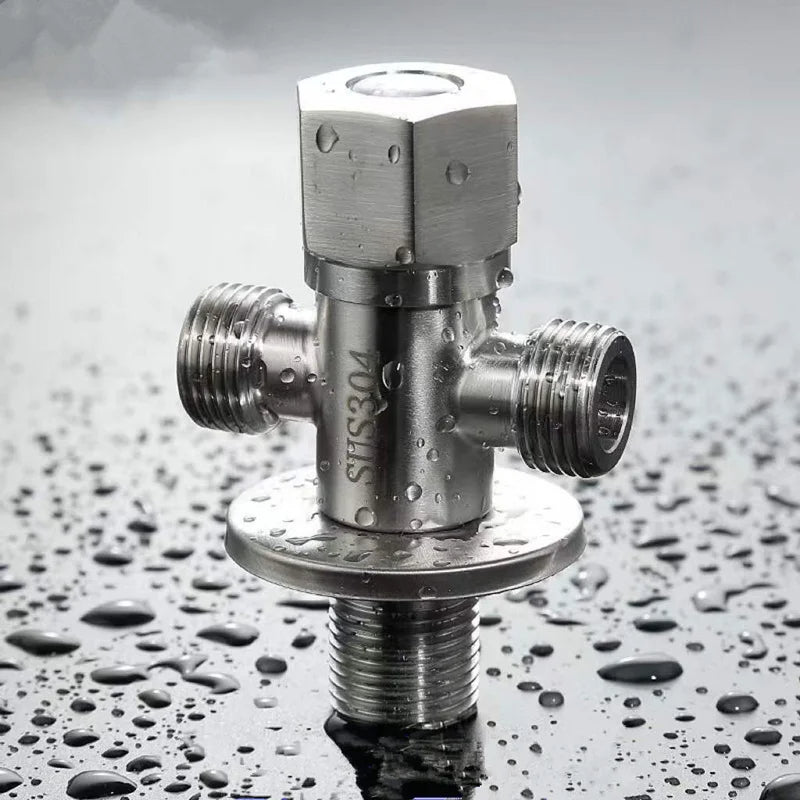 Stainless Steel Two Way Angle Valve Tee Cock