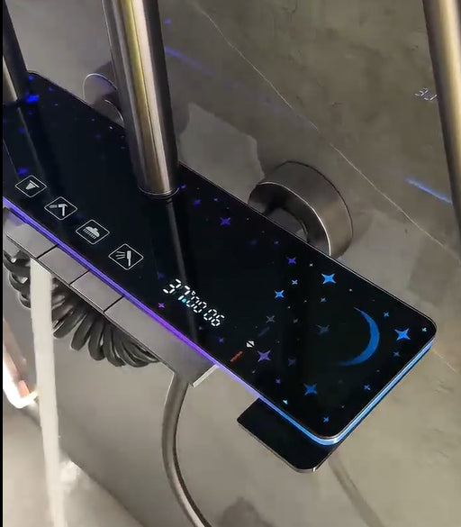 Moonlight Crystal Piano Shower Set