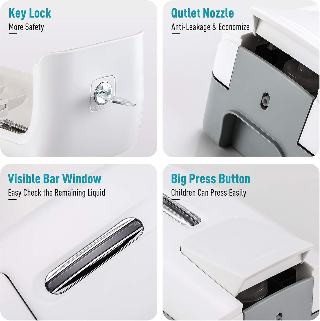 Premium Soap &amp; Sanitizer Dispenser - Commercial