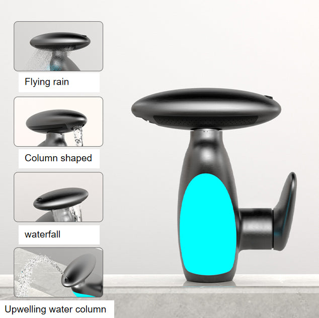 Penguin Pull-Out LED Basin Faucet