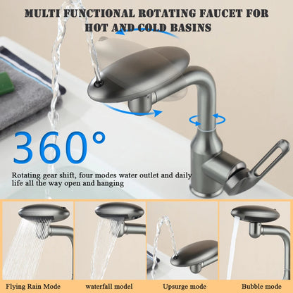 Multifunction Waterfall Basin Faucet - Universal 360° Rotatable Spray Faucet