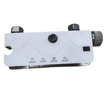 🚿 Luxury Thermostatic Digital Display Shower Set – Modern Marble &amp; Gold Design