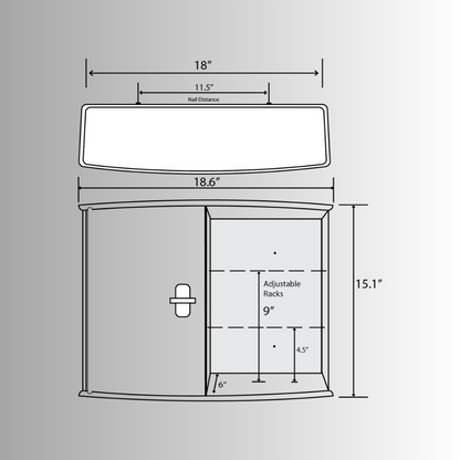 Classic Straight Cabinet GP-02