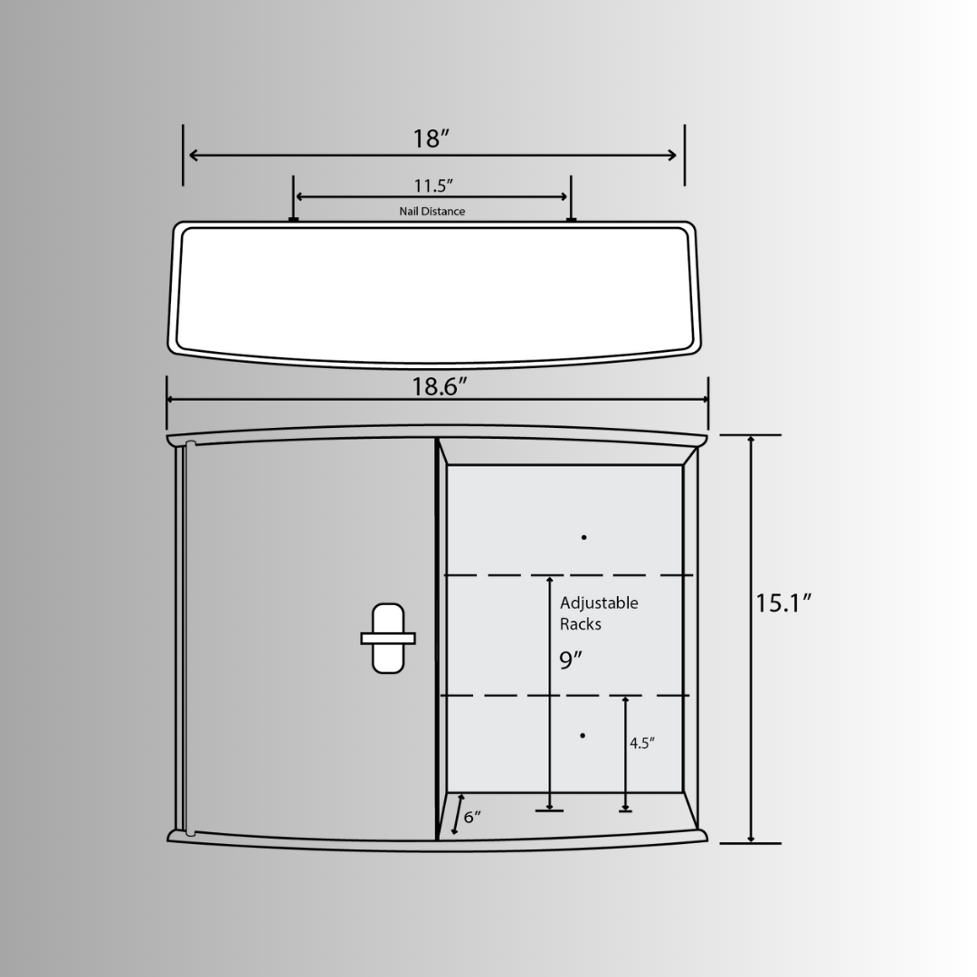 Classic Straight Cabinet GP-04