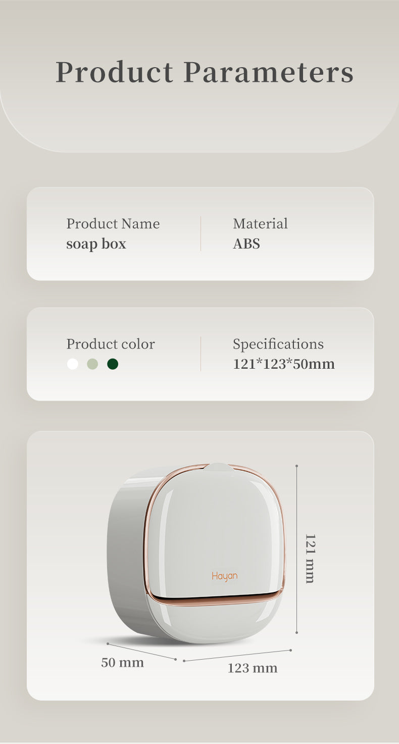 Wall Mounted Soap Bar Holder