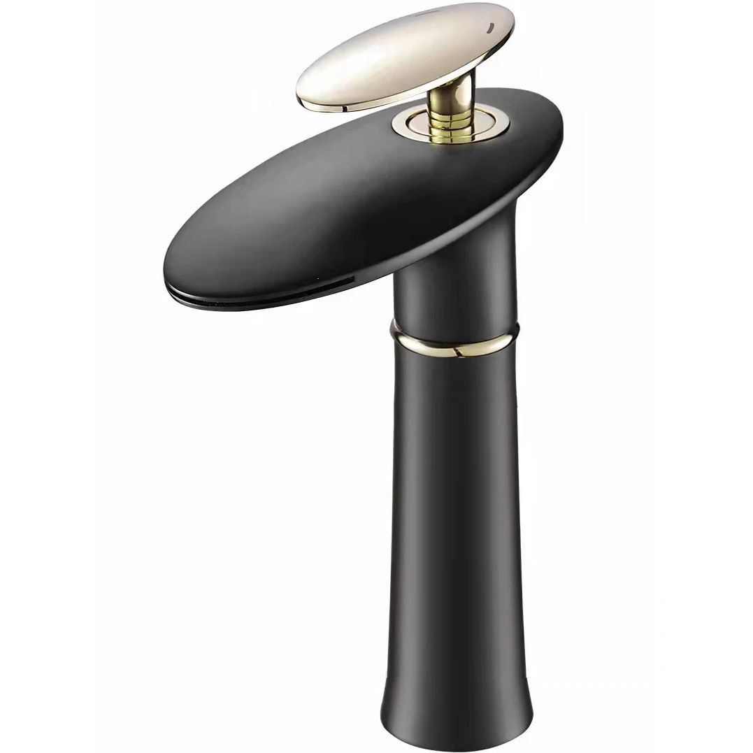 Black And Gold Basin Faucet