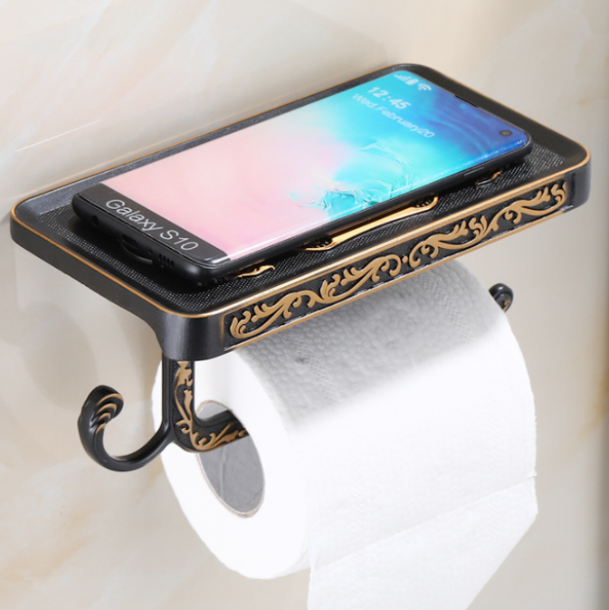 Antique Tissue &amp; Phone Holder