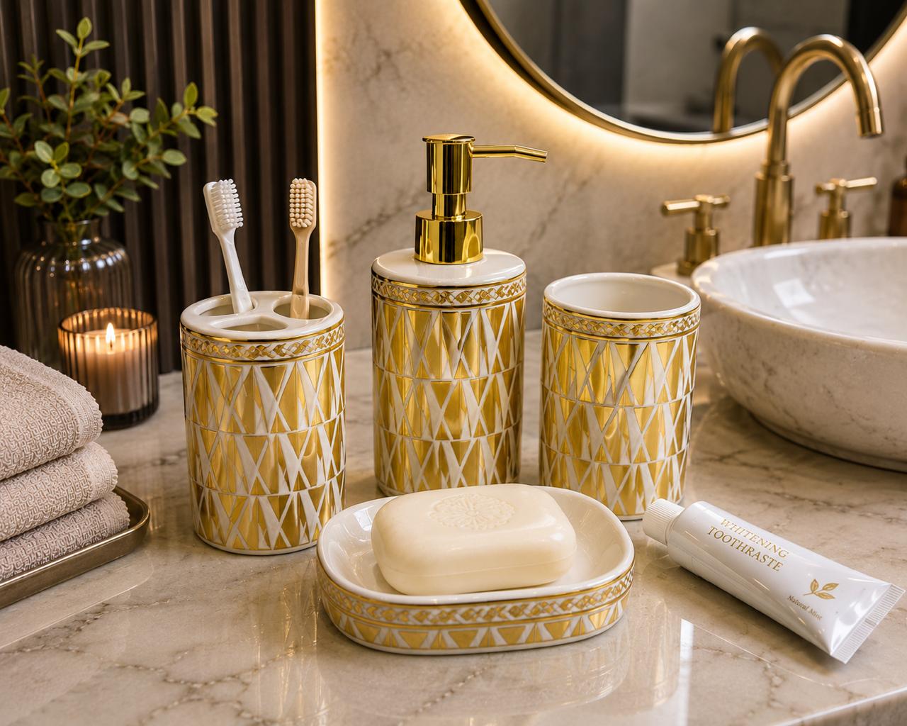 Luxury Bathroom Accessories Set