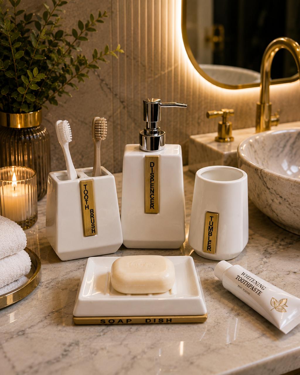 Luxury Bathroom Accessories Set