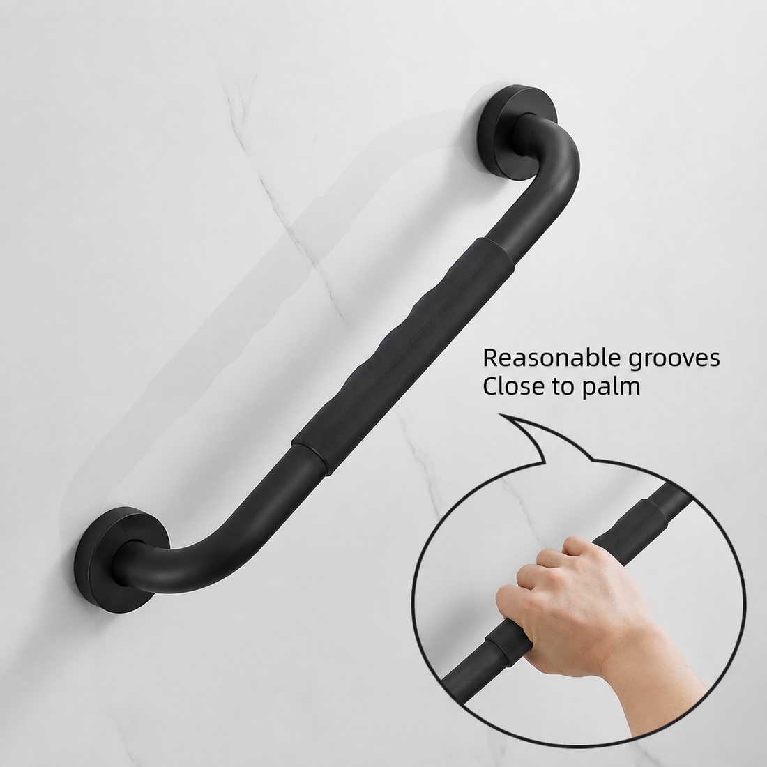 Support Grab Handle with Anti-Slip Grip