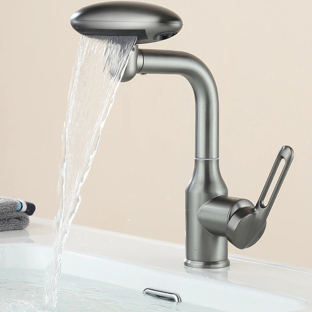 Multifunction Waterfall Basin Faucet - Universal 360° Rotatable Spray Faucet