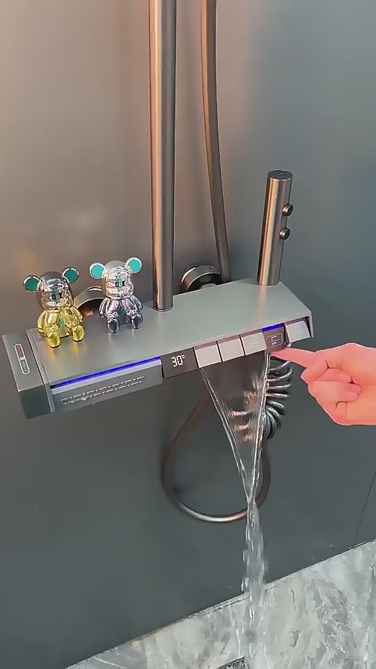 🚿 Titanium Flow – Gun Grey Edition