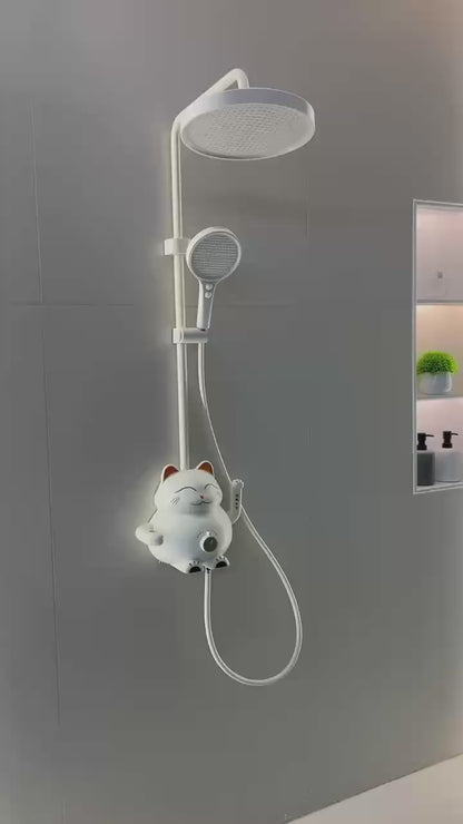 Fortune Cat Kids Bath Toy Shower Set